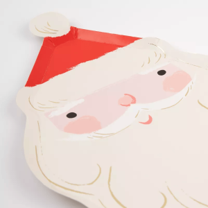 Jolly Christmas Santa Plates JOLLY CHRISTMAS SANTA PLATES
