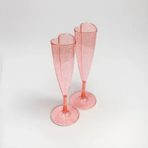 COPAS DE CORAZON CON GLITTER