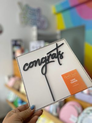 CAKETOPPER CONGRATS