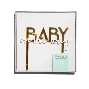 BABY ON THE WAY CAKE TOPPER