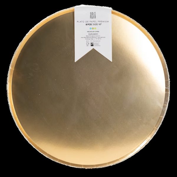 PLATO FOIL DORADOS
