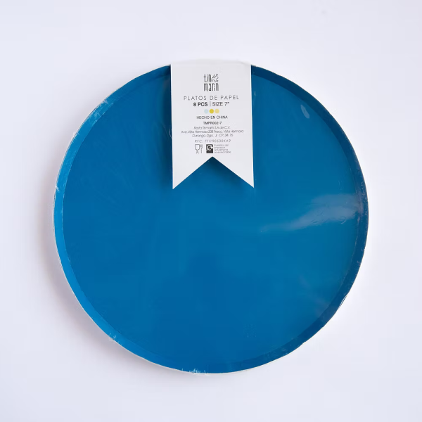 PLATO GRANDE 9" AZUL REY