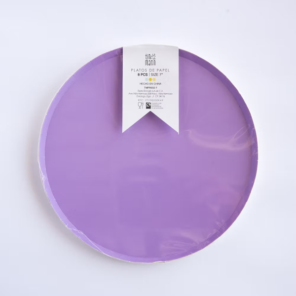 PLATO GRANDE  9" LILA