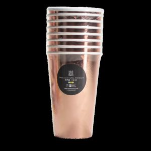 Vaso Grande con diseño Cobre VASO GRANDE ROSEGOLD