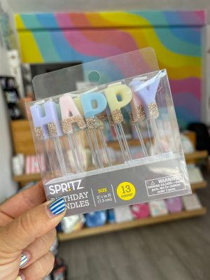 VELAS HAPPY BIRTHDAY 069 VELAS DE HAPPY BIRTHDAY GLITTER