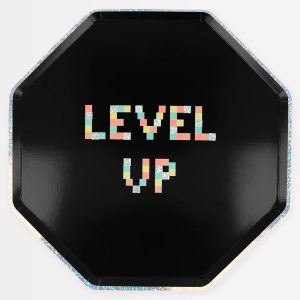 Gaming party platos level up