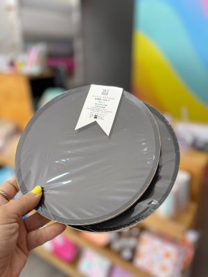 278 Platos negros 7' pulgadas