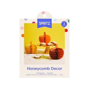Honeycomb decoración de papel de calabazas