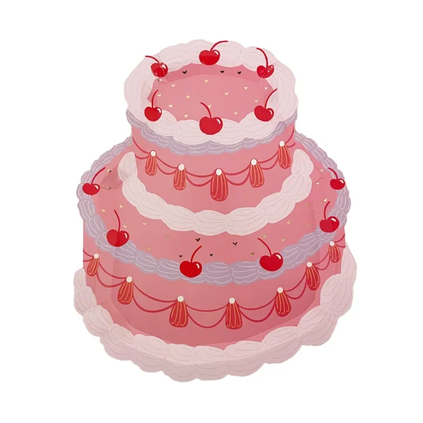 Platos en forma de pastel