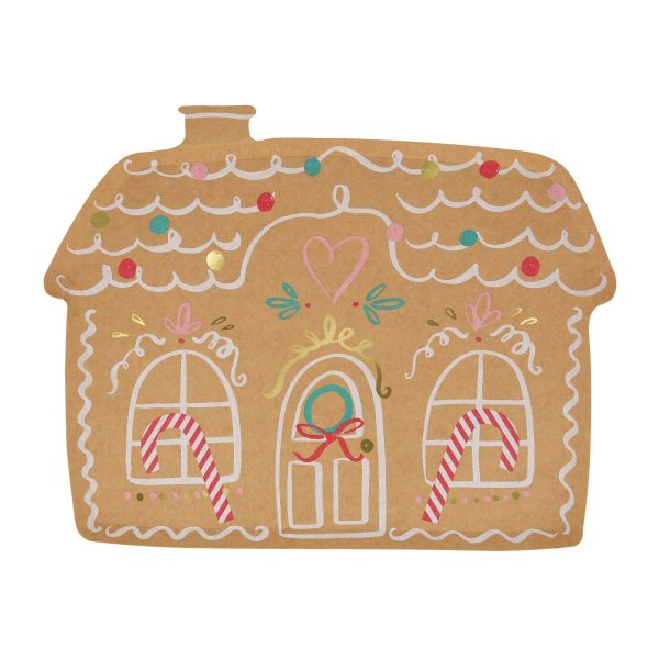 Platos de casita de navidad