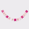 banner de happy birthday rosa