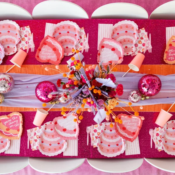Platos en forma de pastel