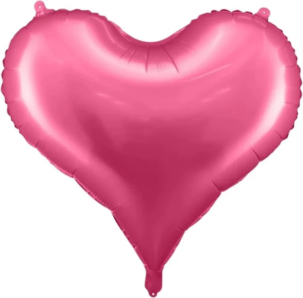 Globo de corozon rosa fuerte