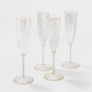 363 Copa Champagne Plastico