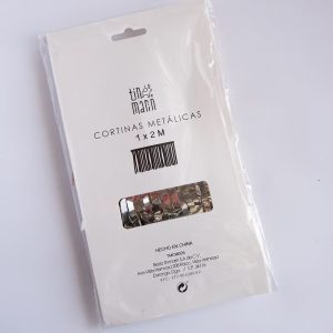 370 Cortinas Metalica plata