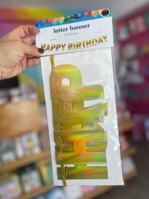 372 Banner Happy Birthday Dorado