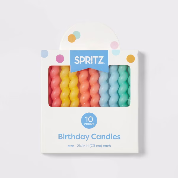 VELAS DE ESPIRAL COLORES SPRITZ