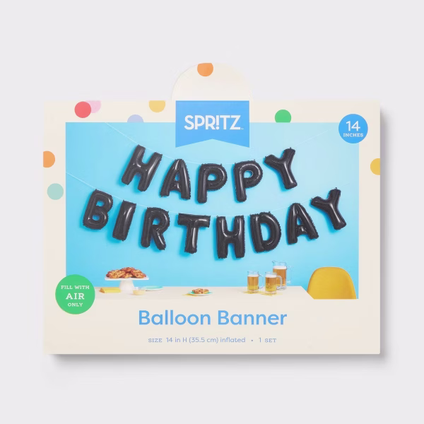 BANNER HAPPY BIRTHDAY NEGRO